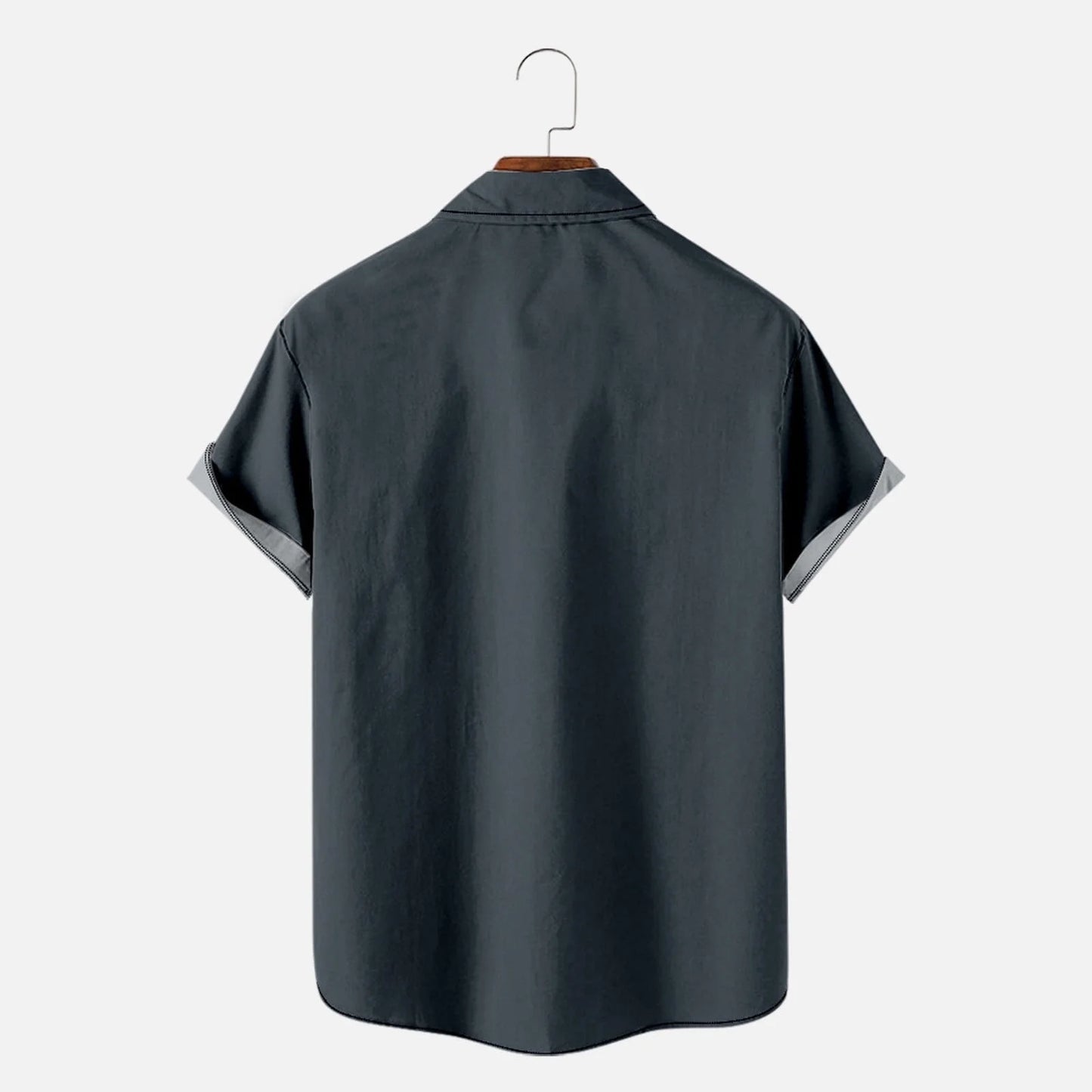 Men'S Summer Trendy Hawaiian Style Short Sleeve Casual Shirts Mens T-Shirts Shirts for Men Fashion Mens T Shirts Casual Navy,S