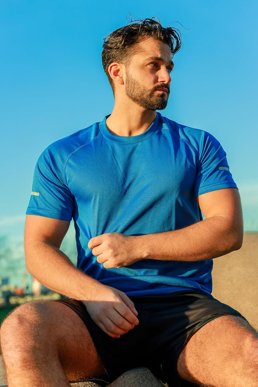 Men'S 1/3 Pack Workout Shirts Quick Dry Moisture Wicking Short Sleeve Mesh Athletic T-Shirts