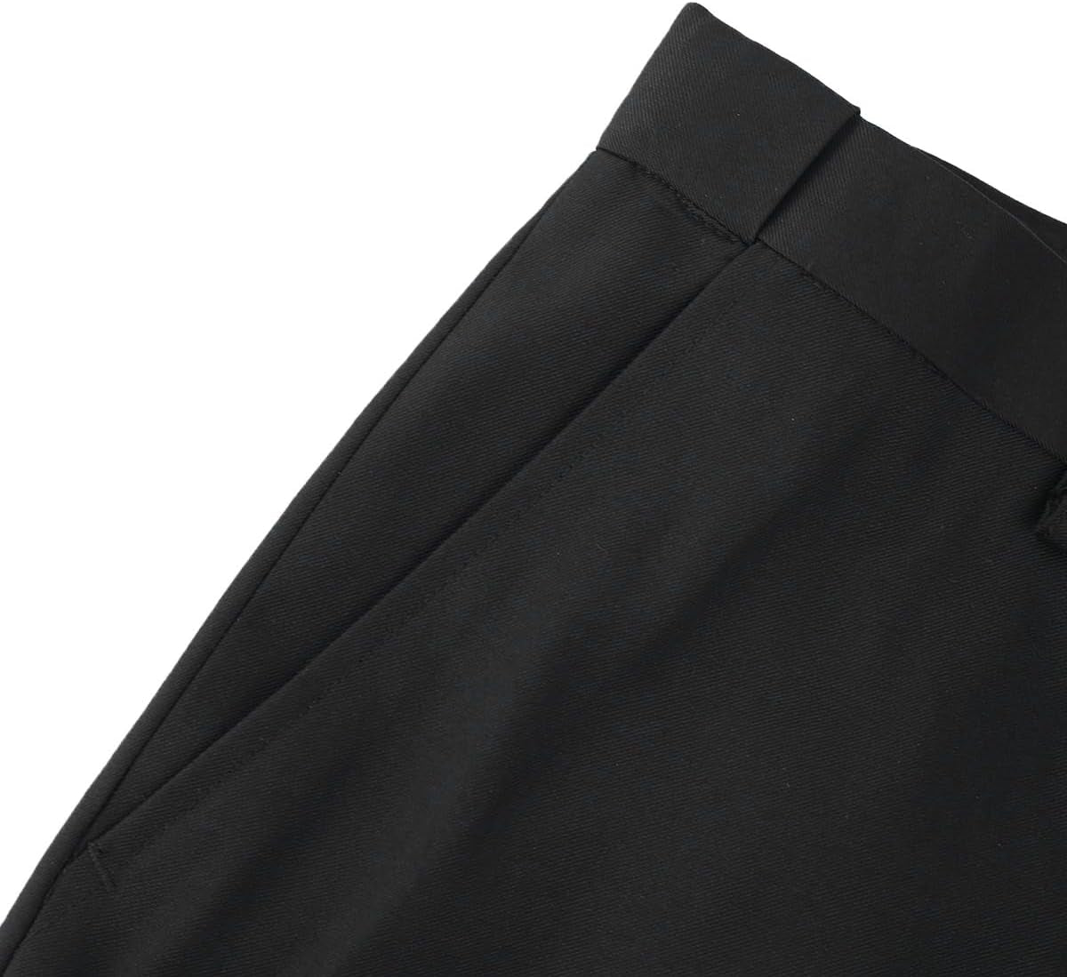 Mens Classic Slim Fit Fit Stretch Flat Front Slacks Dress Pants