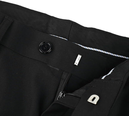 Mens Classic Slim Fit Fit Stretch Flat Front Slacks Dress Pants