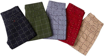 Classic Plaid Slim Fit Cargo Shorts for Men 9" Inseam Casual Outdoor Knee Length Board Pants Comfy Hiking Trunks Khaki